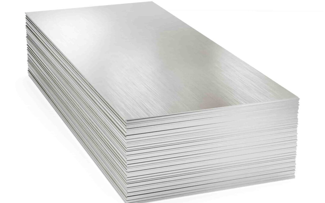 planchas de acero inoxidable en acabado industrial