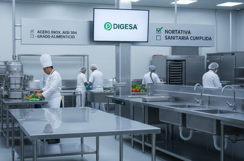 Acero Grado Alimenticio: Lo que tu negocio necesita para cumplir con DIGESA