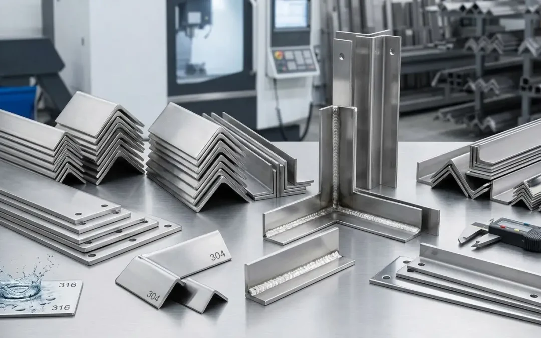 Ángulos y platinas de acero inoxidable: Guía de medidas, propiedades y usos estructurales