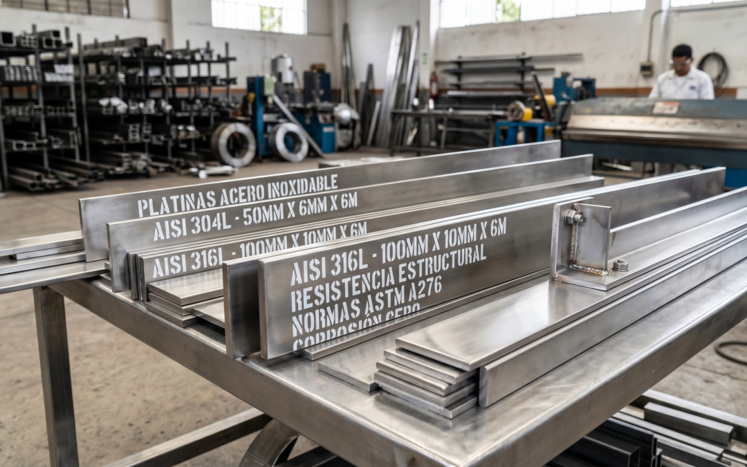 Platinas de Acero Inoxidable: El Soporte Estructural Definitivo