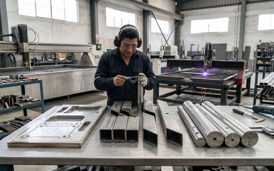 Cortes a medida CNC en acero inoxidable: planchas, tubos y barras en Lima