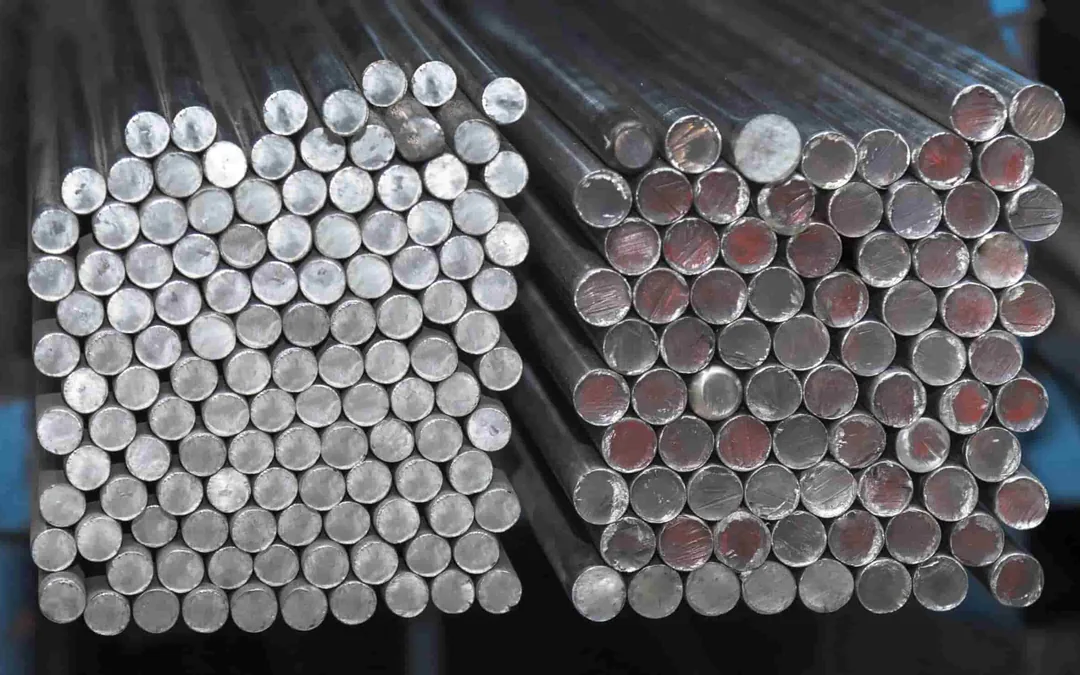 Barras redondas de acero inoxidable cortadas para fabricar ejes 304 y 316